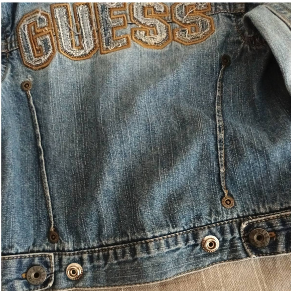GUESS Baby Girl Demin Jacket Size 12M - Picture 6 of 10